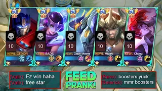 5 MAN FEEDER PRANK IN EPICAL GLORY!!🤣 (must watch)