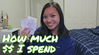 What I Spend in a Week as a College Student | 20 Year Old