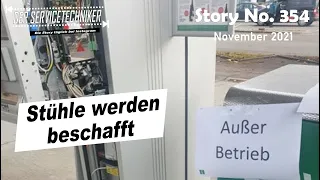 DER SERVICETECHNIKER: Story No. 354 - Stühle werden beschafft