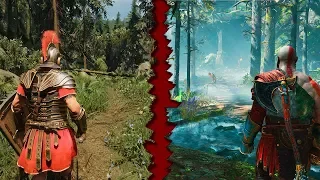 God of War VS Ryse | PS4 Pro vs PC Ultra | Details Comparison