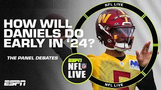 Which rookie QB has the best schedule to succeed early in the 2024 season? | NFL Live