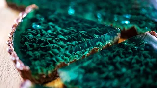 How to make "Emerald marine Chocolate mint tart"