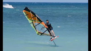 Wave Windfoiling at Kanaha Maui Hawaii