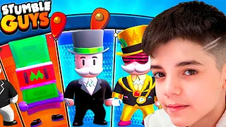 GIRO DA SORTE no STUMBLE GUYS CONSEGUI AS MELHORES SKINS MONOPOLY - Piero Start Games