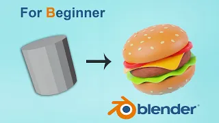 Blender 3D Beginner Tutorial: Burger