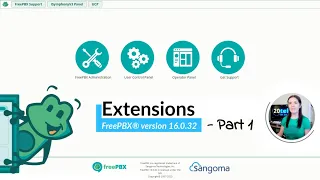 How-to FreePBX 16 (Episode #1) Extensions - Part 1