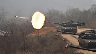 Worth The Watch For The Sounds Alone! South Korean Main Battle Tanks In Action: Loud Tank Live Fire