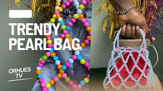 DIY Trendy Pearl Beaded Bag Tutorial | Handmade Fashion Accessories