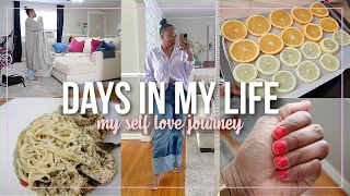 VLOG | RAW & HONEST SELF LOVE CHAT, QUICK & EASY MEAL, CLEANING, CITRUS WATER, AT HOME RUSSIAN MANI