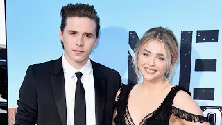 Brooklyn Beckham Plants an Adorable Kiss on Chloe Grace Moretz at Soccer Game in Ireland