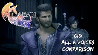 Final Fantasy XVI - Cid All 6 Voices Comparison