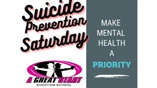 Suicide Prevention Saturday - Just talking about it can help prevent it.