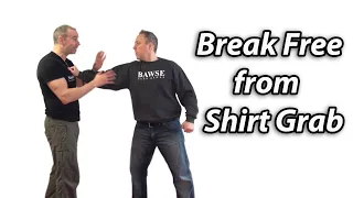 How to Break Free when an Attacker Grabs your Clothes