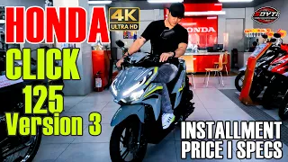 HONDA CLICK 125 V3 UPDATED INSTALLMENT PRICE