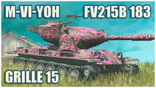 M-VI-Yoh, Grille 15 & FV215b 183 • WoT Blitz Gameplay