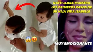 Natti Natasha llora Muestra Los Primeros Pasos De Su Hija Vida Isabelle 😱