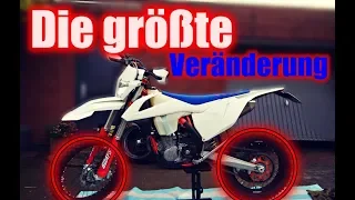 Endlich SUPERMOTO!! KTM EXC Umbau