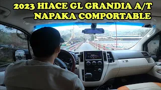 Toyota Hiace GL GR 2023 2.8 A/T POV drive | Balili River KM5 La Trinidad