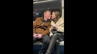 Kissing Prank TikTok Compilation 10 | Kissing Prank in Train