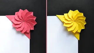 Amazing PAPER BOOKMARK "FLOWER" | Origami Tutorial DIY by ColorMania