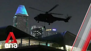 Singapore Armed Forces special ops hold counter-terrorism exercise at F1 pit building