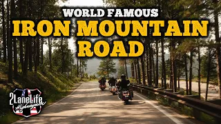 Riding the Historic Iron Mountain Road 16A to Mount Rushmore! | 2LaneLife | 4K