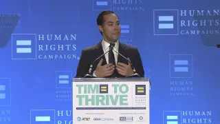 Secretary Julián Castro at the 2016 HRC Foundation Time To THRIVE Conference