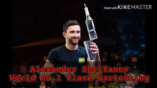 World no. 1 flair bartending (Alexander Shtifanov) in Doha,Qatar Rockcity club