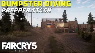 Dumpster Diving | Dodd's Dumps, Holland Valley | Prepper Stash Location & Solution | Far Cry 5