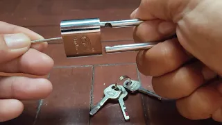 [lp5] Chines cheap padlock is very easy to pick up (not safe).