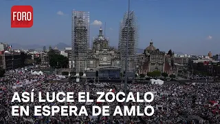 Marcha AMLO: Zócalo CDMX está totalmente lleno - Las Noticias