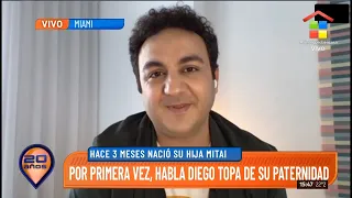 Intrusos | Diego Topa desde Miami habla por primera vez de su paternidad y su hijita Mitai