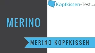 Merino Kopfkissen