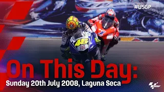 On This Day: Rossi vs Stoner at Laguna Seca