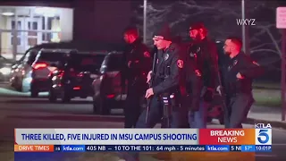 3 killed, 5 injured in shooting at Michigan State University