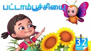 பட்டம் பூச்சியே - Titli Rani | +More Tamil Rhymes & Baby Songs | Jugnu Kids