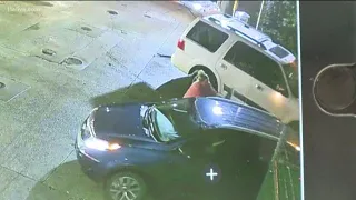 Video shows woman dragged by car after attempting to stop thieves from stealing purse