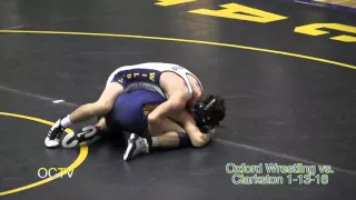 Oxford Wrestling vs. Clarkston: 1-13-16