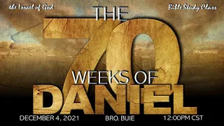 IOG - "The 70 Weeks of Daniel" 2021