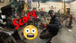 First Cut With  the saw  - Will It Work?! Scary Moments!