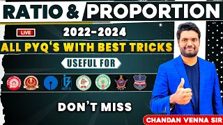 RATIO AND PROPORTION | BEST TRICKS & SHORTCUTS FOR ALL SSC, BANK, RRB,  AP/TS SI & GROUPS EXAMS