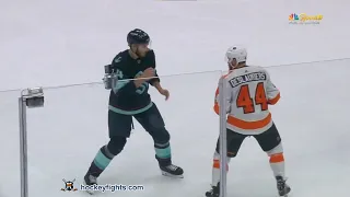 Nicolas Deslauriers vs Jamie Oleksiak Feb 16, 2023