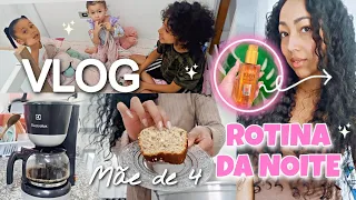 Minha rotina simples da noite - mãe de 4 filhos - vlog ✨