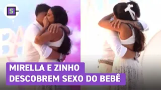 Mirella Santos e Zinho descobrem sexo do bebê em chá revelação e caem no choro; Veja o momento