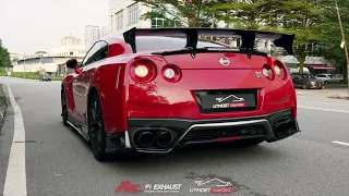 Nissan GTR35 Facelift FI Exhaust Catless Downpipe + Valvetronic Catback System Race Version