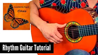 Guitarra Azul "Oasis" Guitar Tutorial 1