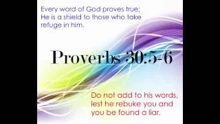 Scripture Songs: Proverbs 30:5-6