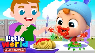 Baby John Sudah Bisa Makan Sendiri | Kartun Anak | Little World Bahasa Indonesia