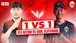 STE ACTION VS GODL @clutchgod960  1 VS 1 TDM MATCH. LOVED PLAYING AGAINST CLUTCHGOD ❤️. #NoHate #STE