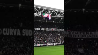 Omaggio dello Juventus Stadium in ricordo di Astori